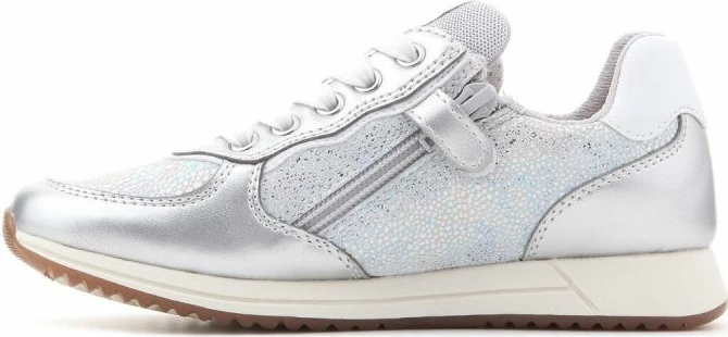 Atletske čevlje za dekleta Geox, sivo/srebrne