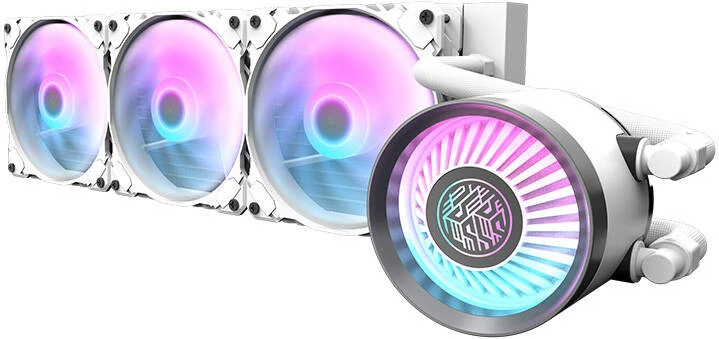 Vodno hlajenje za CPU, Darkflash DN 360, ARGB, belo