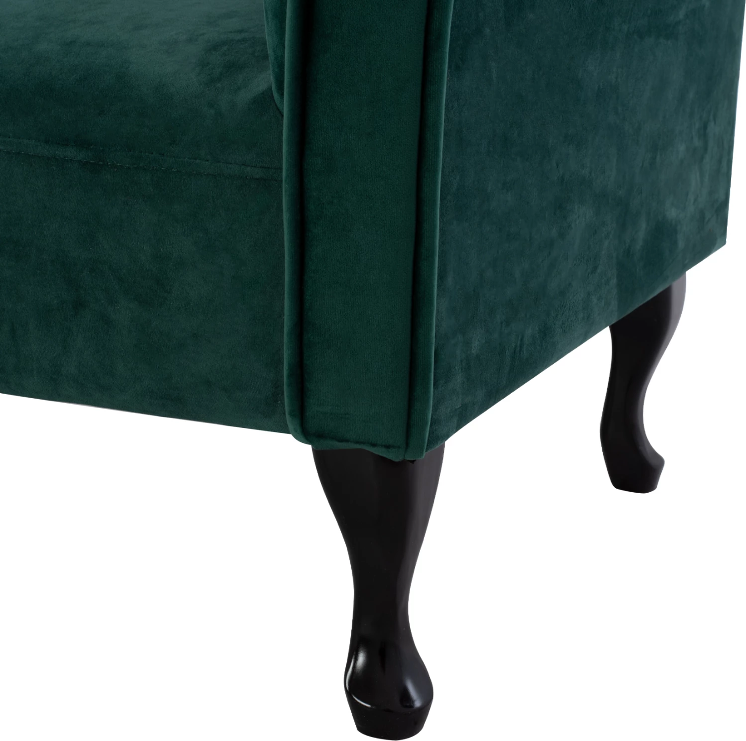 Chesterfield ležalnik Niovi FH3008.03 cipresni žamet desni naslon 187x61x82