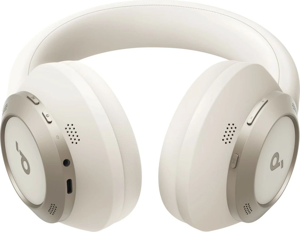 Over-ear slušalke Anker Soundcore Space One PRO, Bluetooth, mikrofon, bele