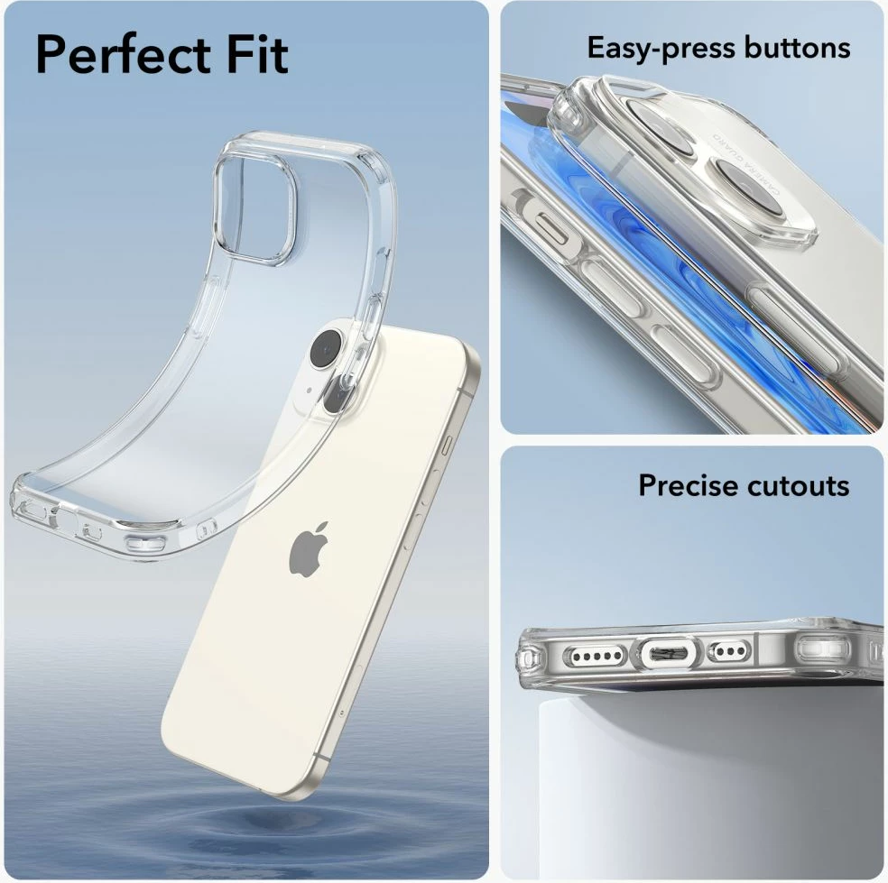 Prozoren ovitek za iPhone 15 ESR Project Zero