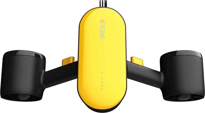 Podvodni skuter Geneinno S2, črn in rumen