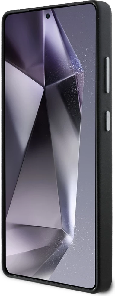 Zaščitni ovitek DKNY Leather Heart of NY za Samsung Galaxy S25 Ultra, črn