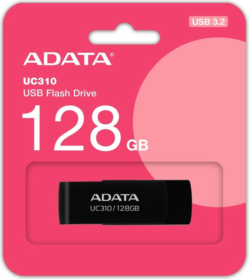 Pendrive 128GB USB 3.2, Adata UC310, črn