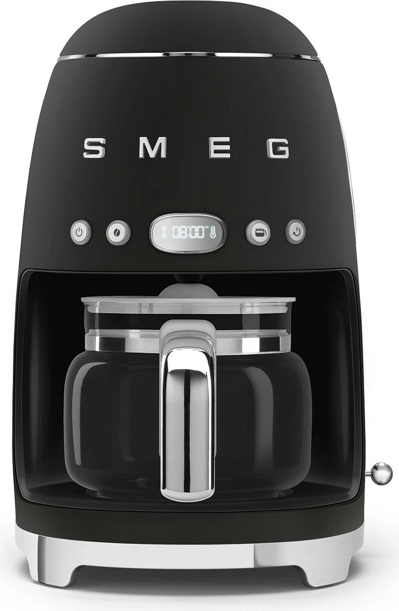 Kavni aparat, 10 skodelic, 1,25 L, črn SMEG DCF02BLMEU