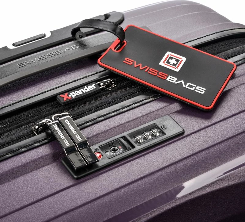 Potovalni kovček SwissBags Echo 16579, vijoličen