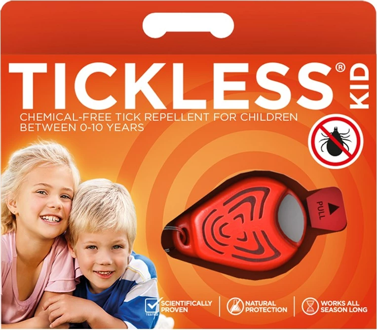 Proti klopom za otroke TICKLESS, oranžen