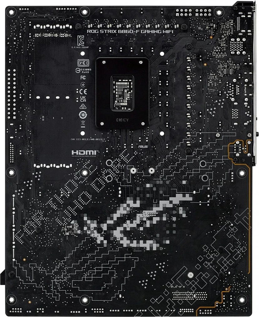 Matična plošča ROG STRIX B860-F GAMING WIFI ASUS, Socket LGA 1851, ATX, večbarvna