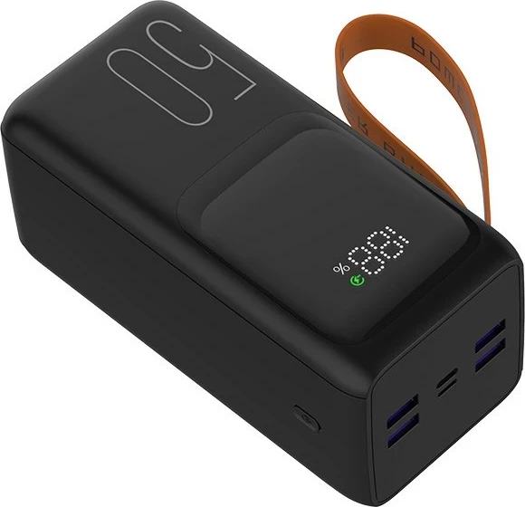 Power bank Tracer VOUGE-5, 50.000 mAh, LCD zaslon, črn