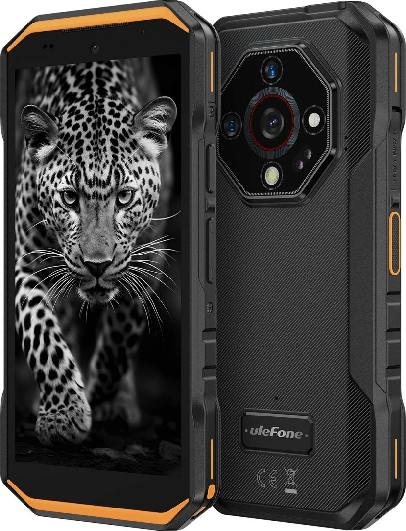Robusten pametni telefon Ulefone Armor X32, 6GB/128GB, oranžen
