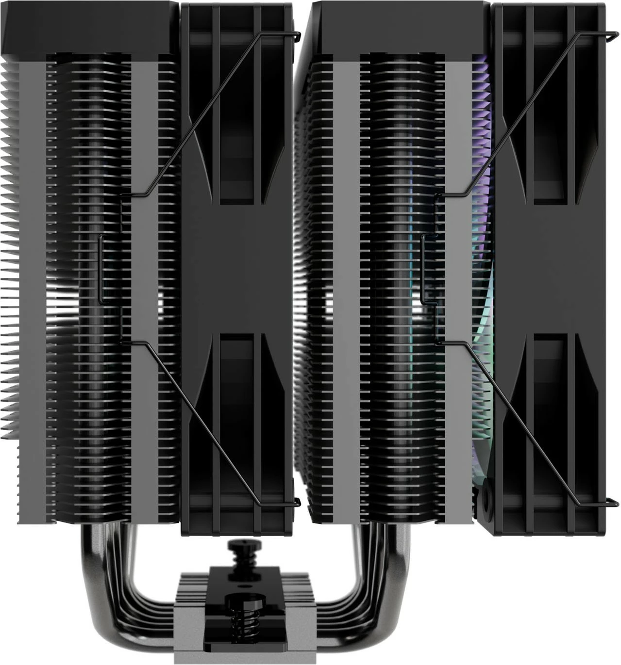 Hladilnik procesorja z ARGB osvetlitvijo Enermax ETS-T60D, 6 cevi, 12 cm, črn