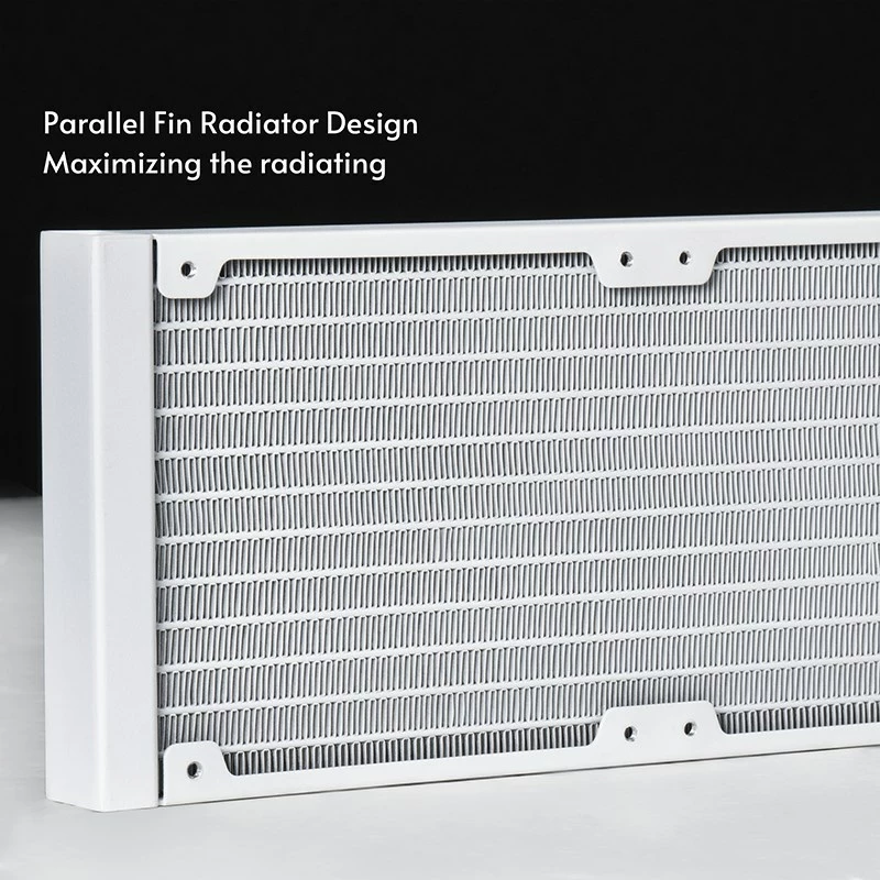 Sistem vodnega hlajenja Chieftec CLC-360-RGB-W, 3 ventilatorji 12 cm, bel