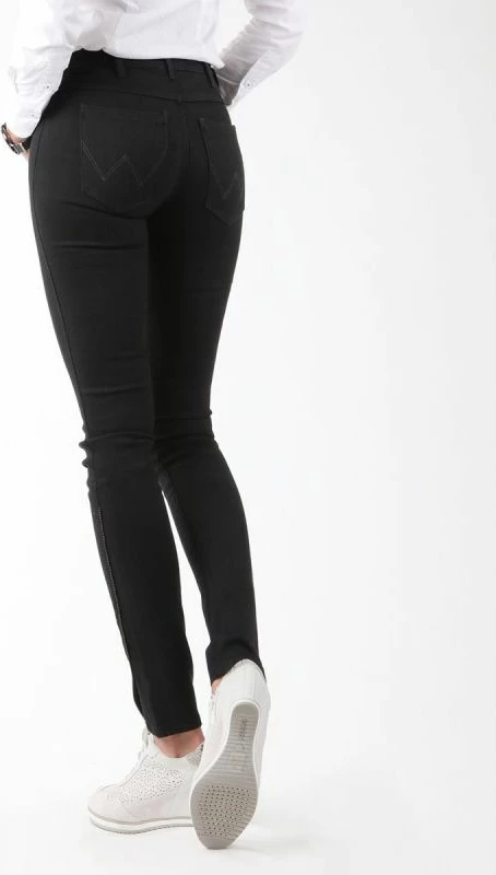 Jeans hlače za ženske Wrangler, črne