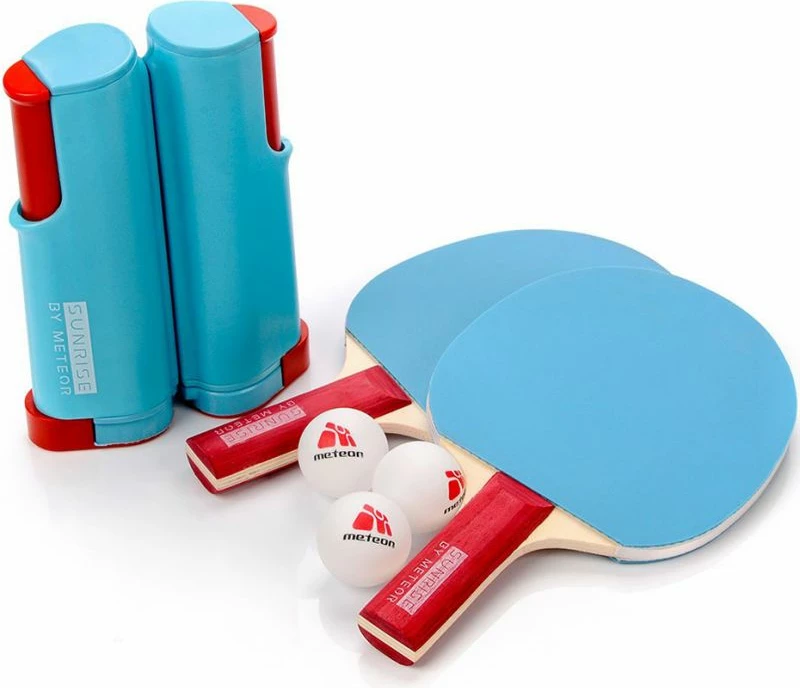 Set za namizni tenis Meteor, moder — za vse
