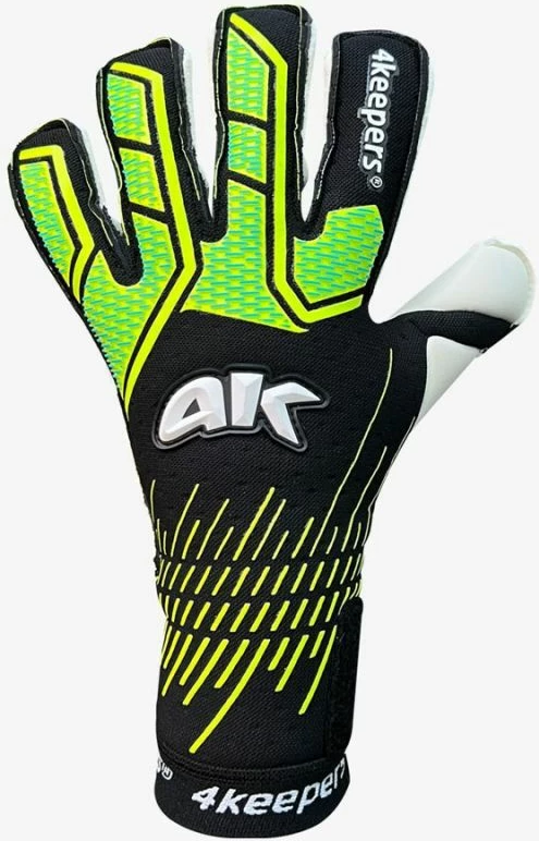 Rokavice za vratarje, moške, črne in zelene 4keepers