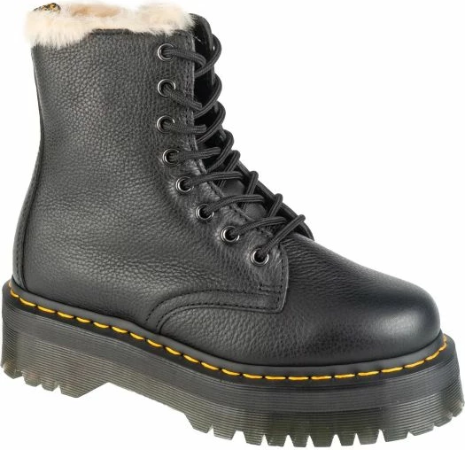Čizme Dr. Martens Jadon W, črne za ženske