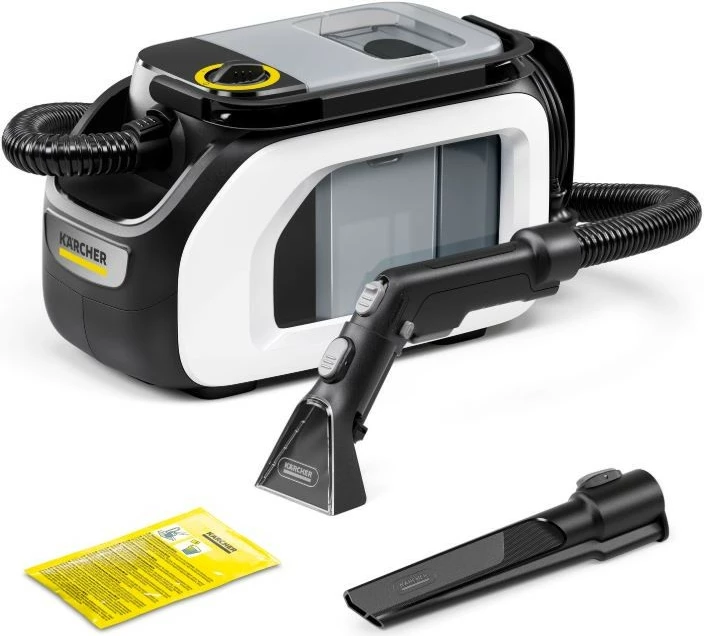Pometno-sušilni čistilec Karcher SE 3 Compact, 1,7 L, 500 W, črno/bel