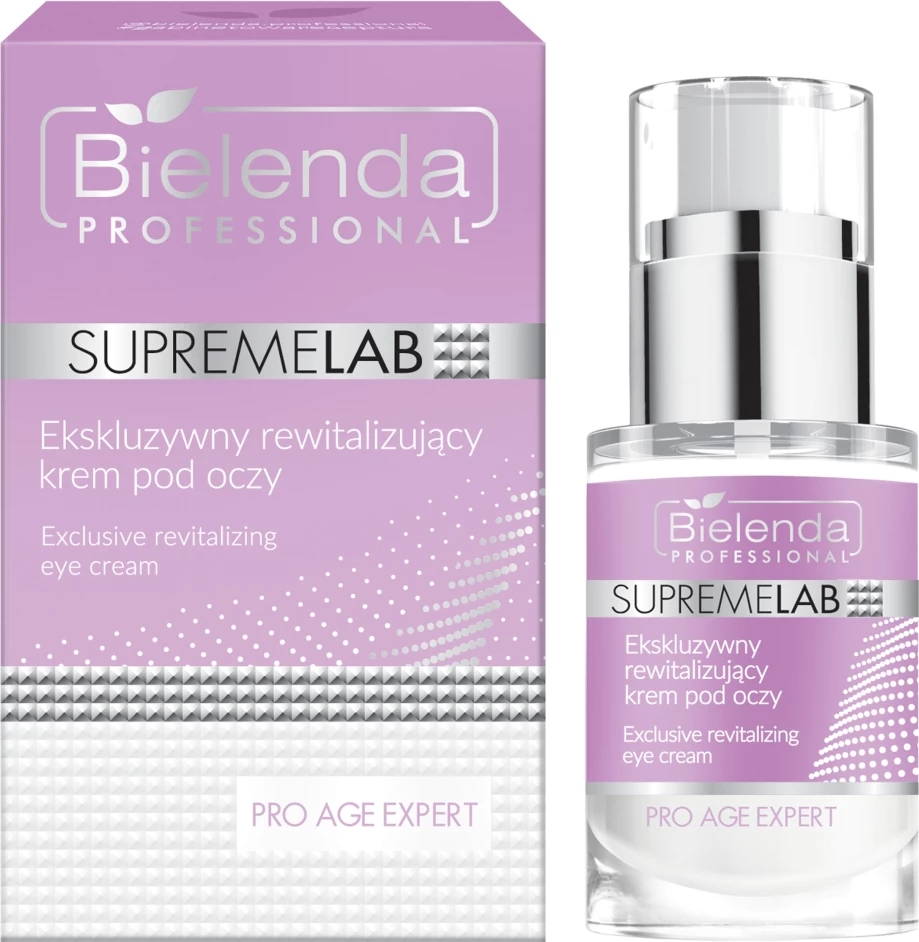 Krema za oči, Bielenda Professional SupremeLab Pro Age Expert Exclusive, za ženske, 15 ml