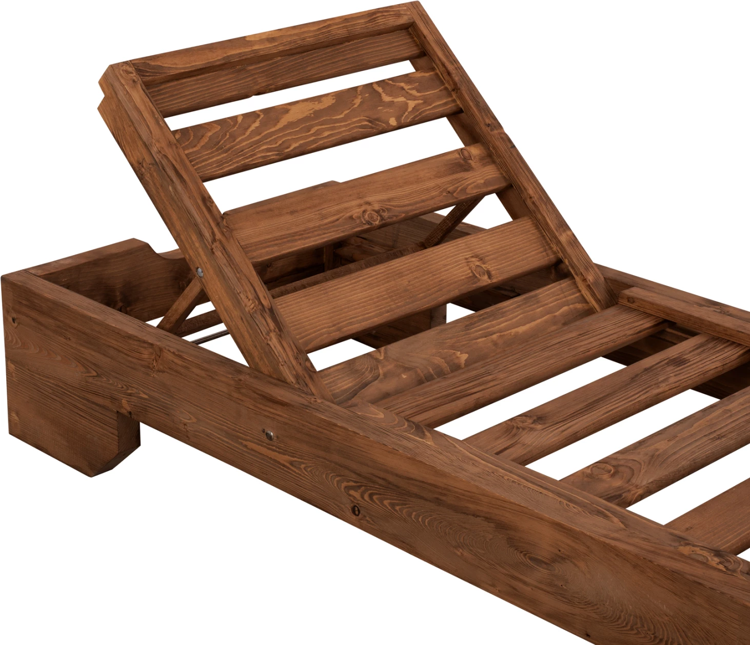 Profesionalno ležišče iz lesa Macadonia FH5646.01 oreh 204X77,5X29cm