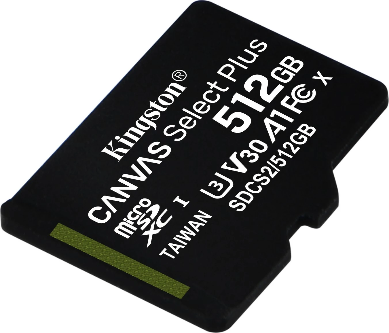 microSDXC kartica Kingston Canvas Select Plus 512 GB, Class 10, UHS-I, črna