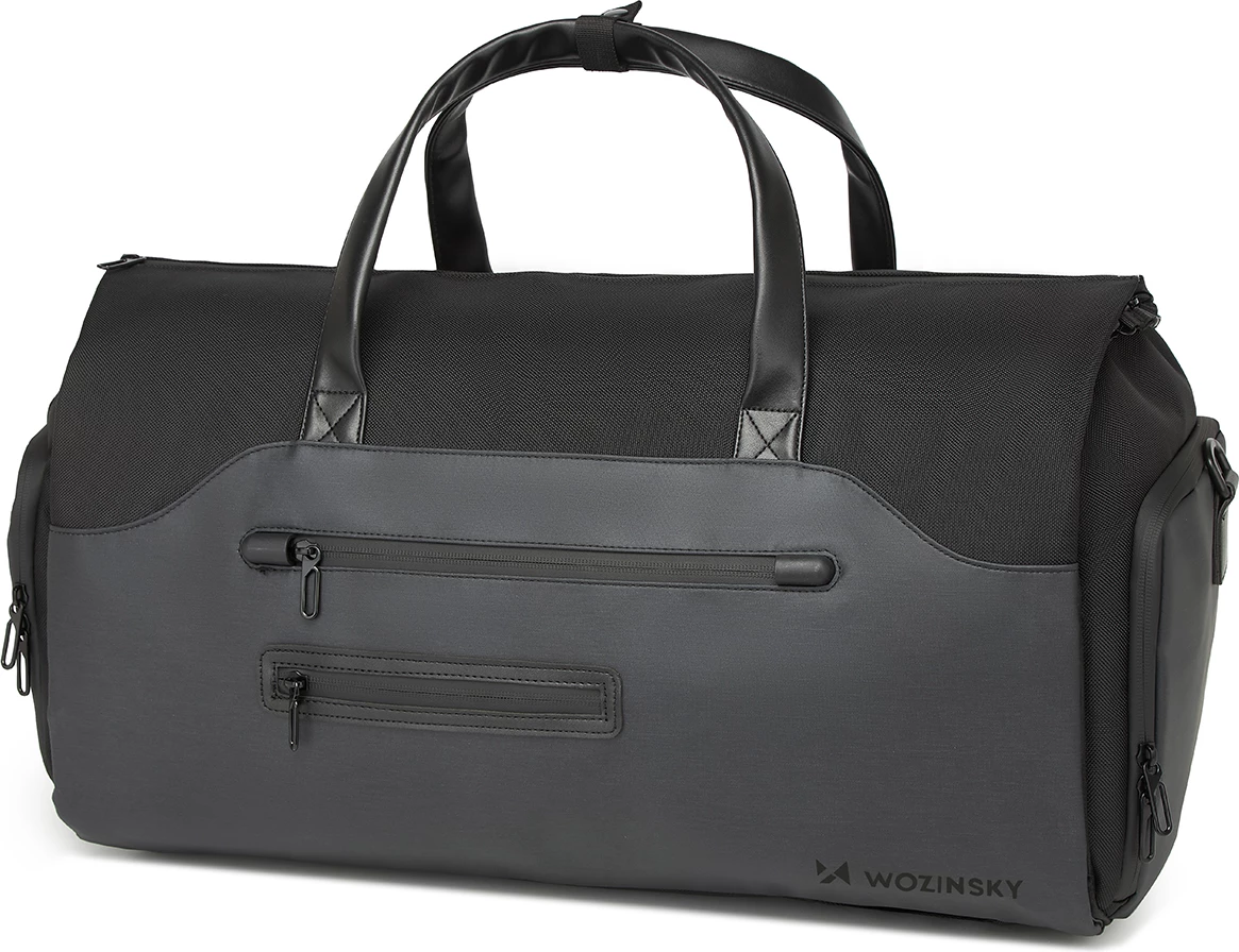 Potovalna torba 45 L z vlažnim žepom, Wozinsky Premium, črna