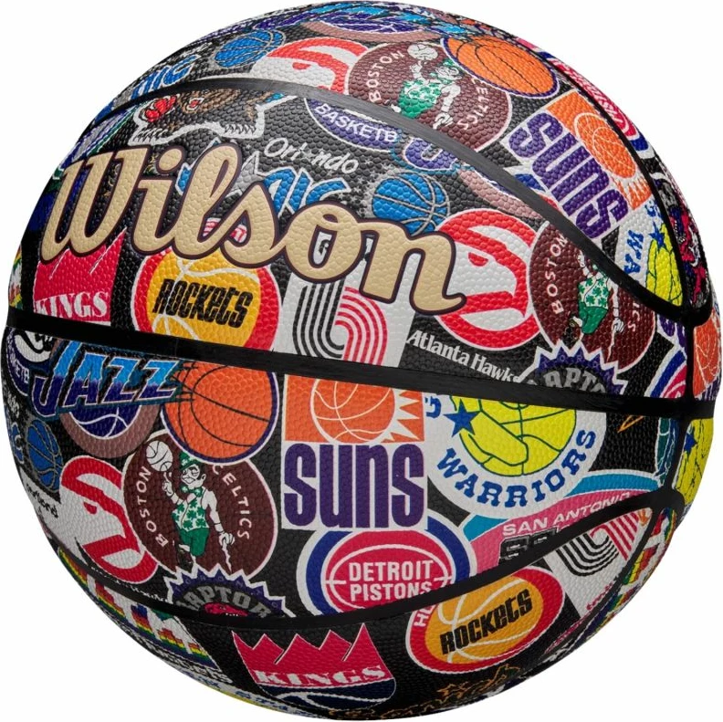 Številka 7 večbarvna košarkarska žoga, Wilson