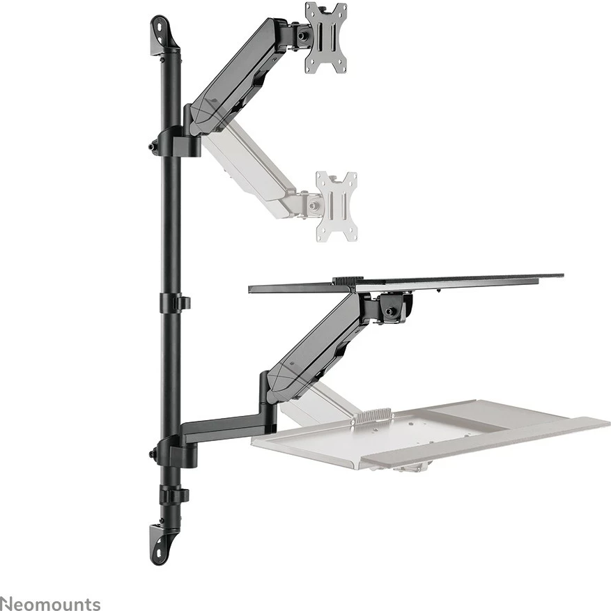 Stojalo za delo na steni, Neomounts Newstar WL90-325BL1, 32", črno