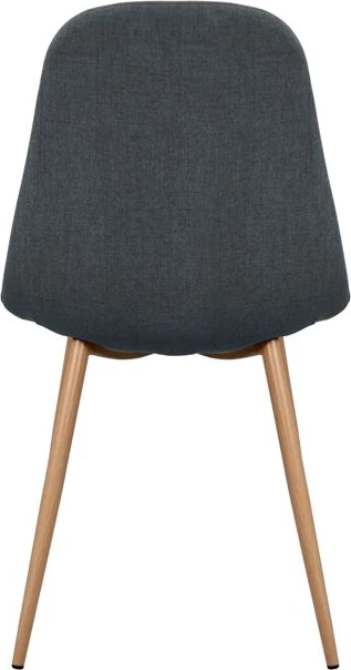 Jedilni stol Leonardo FH00100.10 z kovinskimi nogami in sivim blagom 45x54x84Υ cm, set 4 kosov