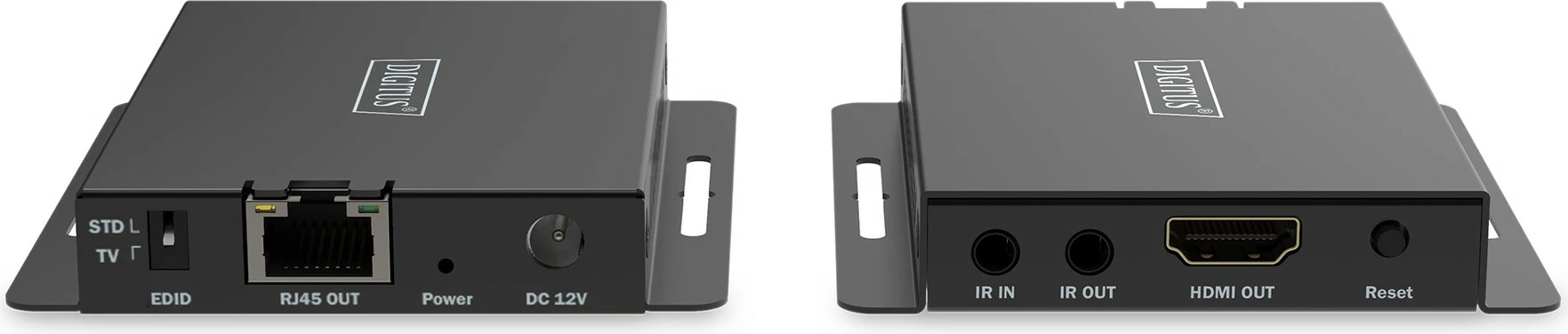 HDMI oddajnik in sprejemnik Digitus, 4K/120Hz, 40 m, črn