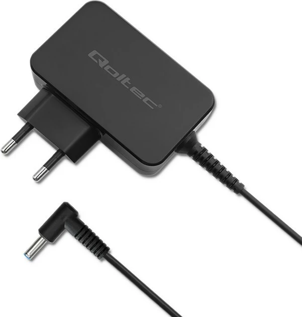 Adapter za napajanje za ultrabook Qoltec 51033, 45 W, 19,5 V, 2,31 A, 4,5x3,0+pin, črn