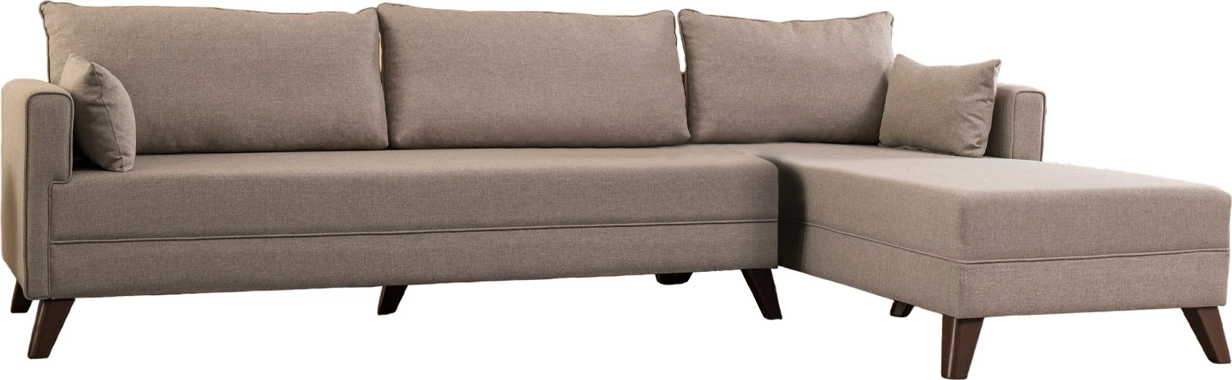 Kotni kavč Bella, desni, krem — Atelier del Sofa