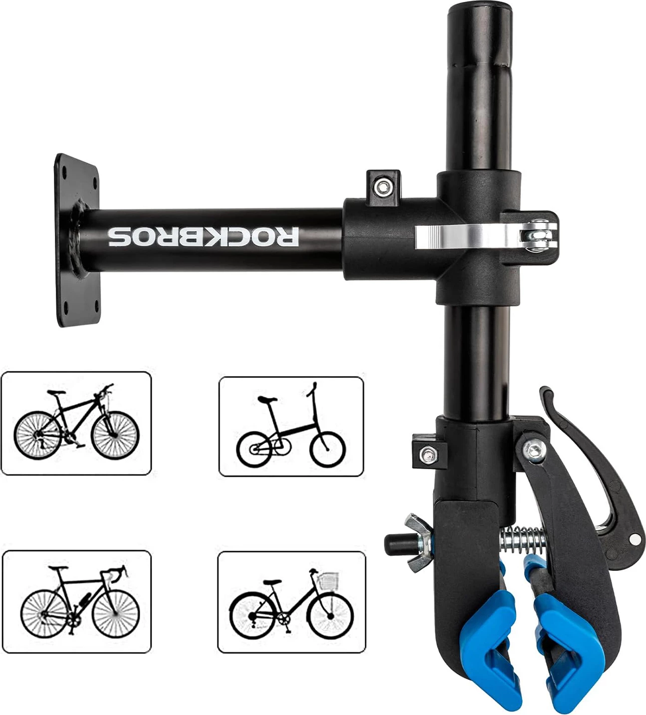 Stojalo za kolo Rockbros 27210002001, s hitrimi sponkami, črno