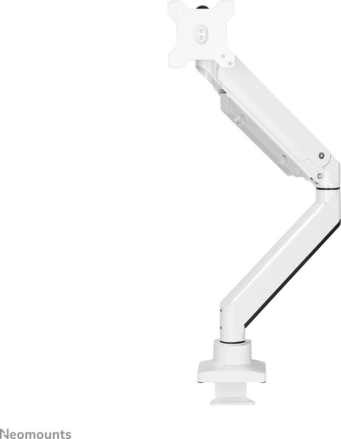 Krojni nosilec za monitor za mizo Neomounts NM-D775WHITEPLUS, objemka/oplevinka, 18 kg, 10"-49", 100 x 100 mm, bel