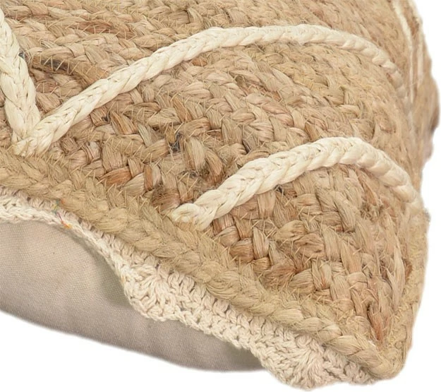 Dekorativna blazina Teddiens, naravna, 100% juta, 45x45x2.5 cm