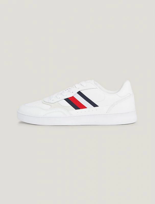 Klasike in športne bele tekaške čevlji Tommy Hilfiger za moške