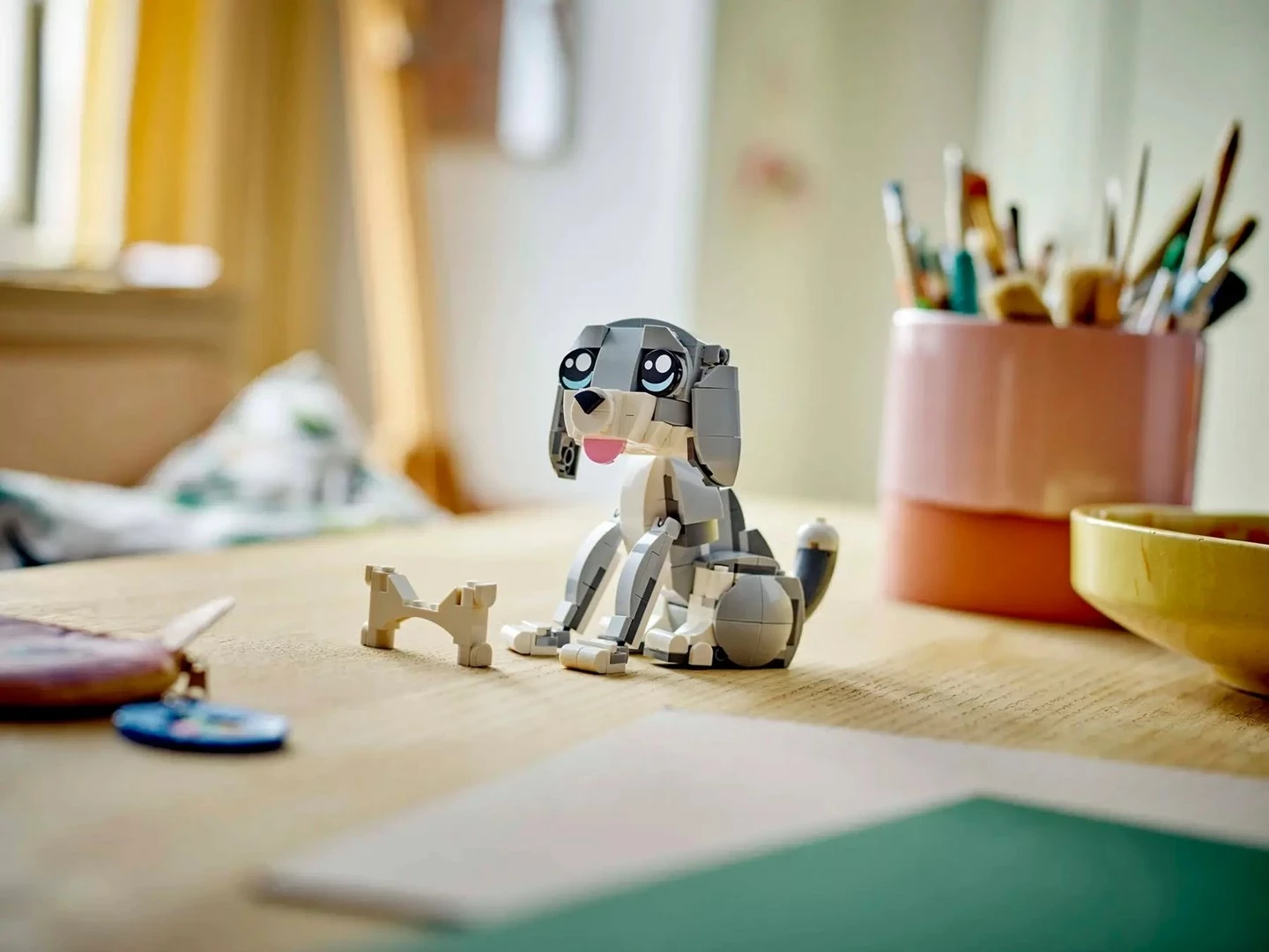Igriv maček, Set LEGO Creator 3 v 1 Playful Cat 31163, za otroke 8+