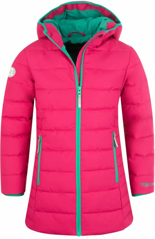Zimska jakna za otroke Trollkids, roza