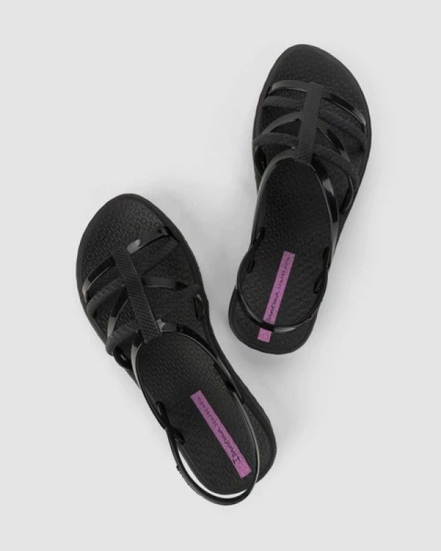Sandali Ipanema Diversa Flatform, črni