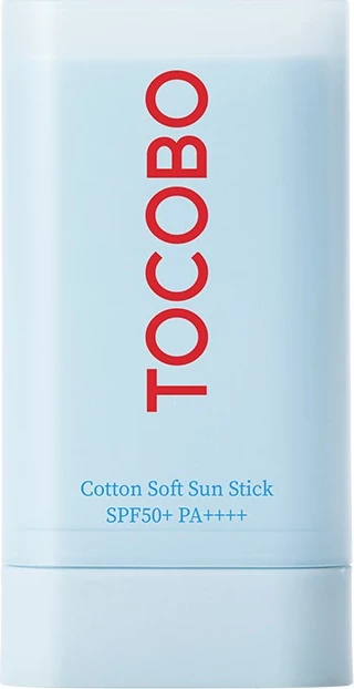 Z zaščito pred soncem, mehak bombaž TOCOBO Cotton Soft Sun Stick SPF50+ PA++++, 19 g