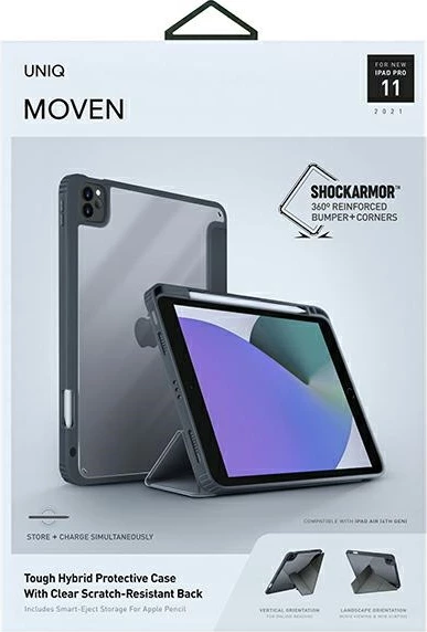 Zaščitni ovitek UNIQ Moven za iPad Pro 11" (2021/2020), siv