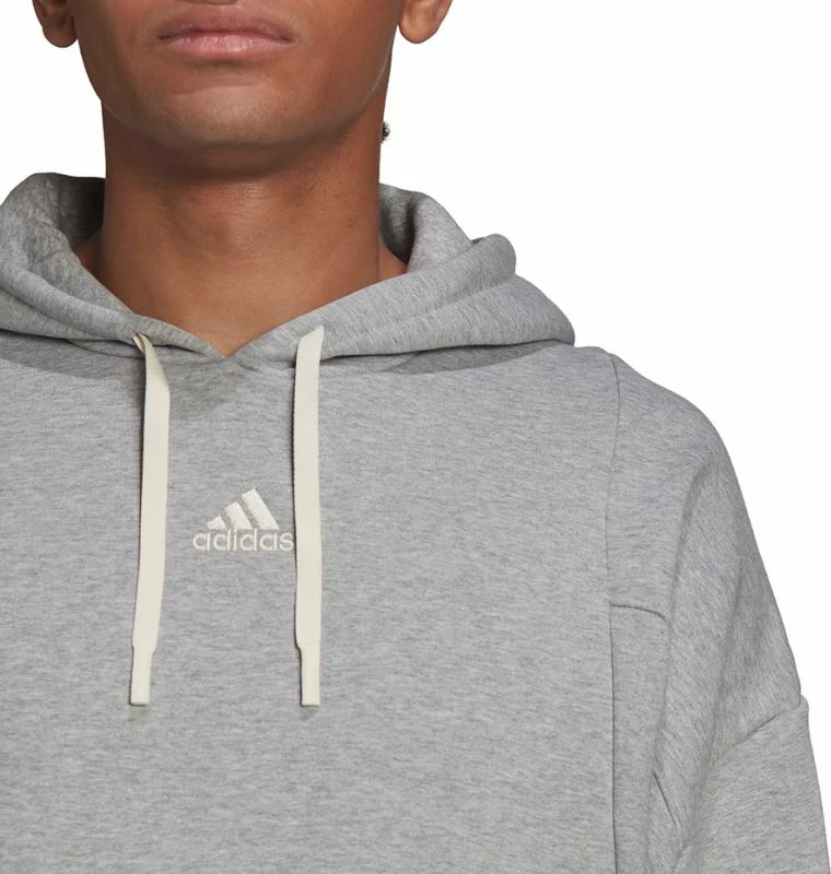 Duks s kapuco adidas, siv