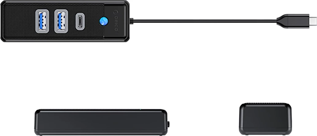 Računalniško ohišje Orico PWC2U-C3, 2x USB-A 3.0 + 1x USB-C 3.0, črno