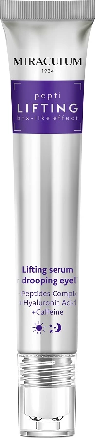 Lifting serum za povešene veke Miraculum Pepti Lifting, za ženske, 20 ml