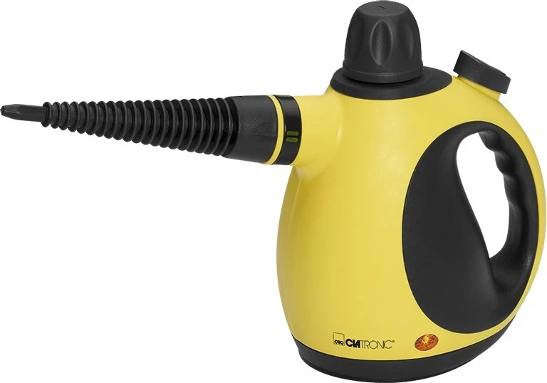 Parni čistilec Clatronic DR 3653, 0,25 L, 1050 W, rumen/črn