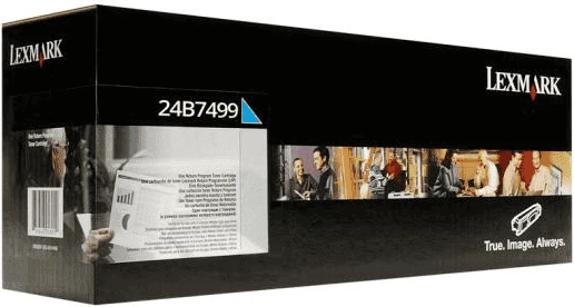 Toner kartuša 6000 strani, standard, cijan — Lexmark 24B7499