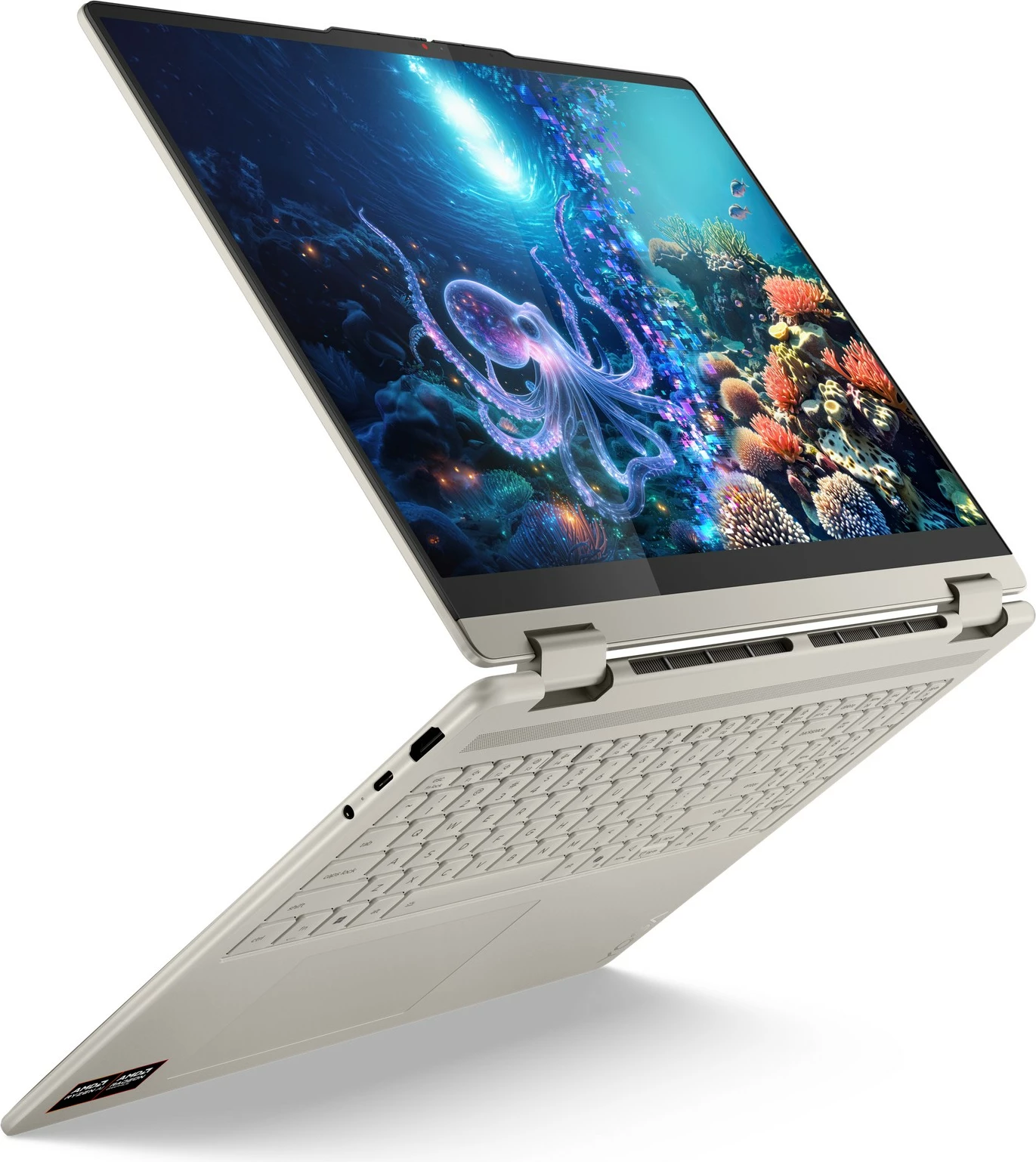 Konvertibilen prenosnik Lenovo Yoga 7 16AKP10, 16 GB RAM, 1 TB SSD, 16'' (40,64 cm), srebrn