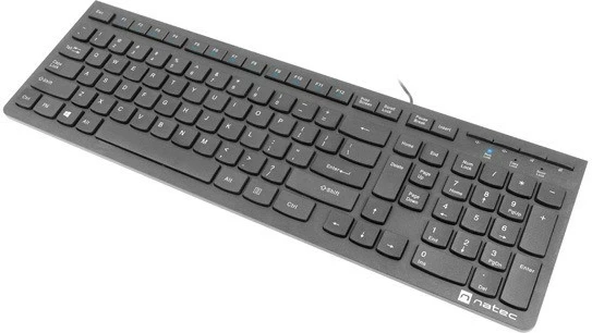 Multimedijska tipkovnica Natec DISCUS 2, z USB kablom, črna