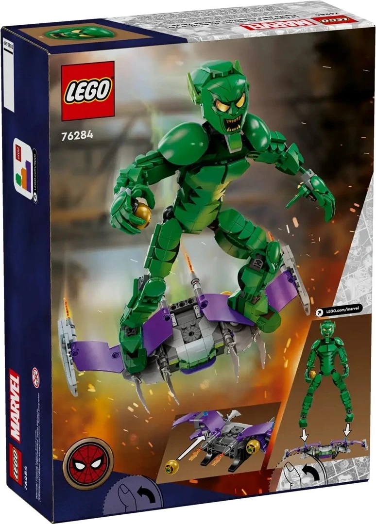 Sestavljiva figura Green Goblin, LEGO Marvel 76284
