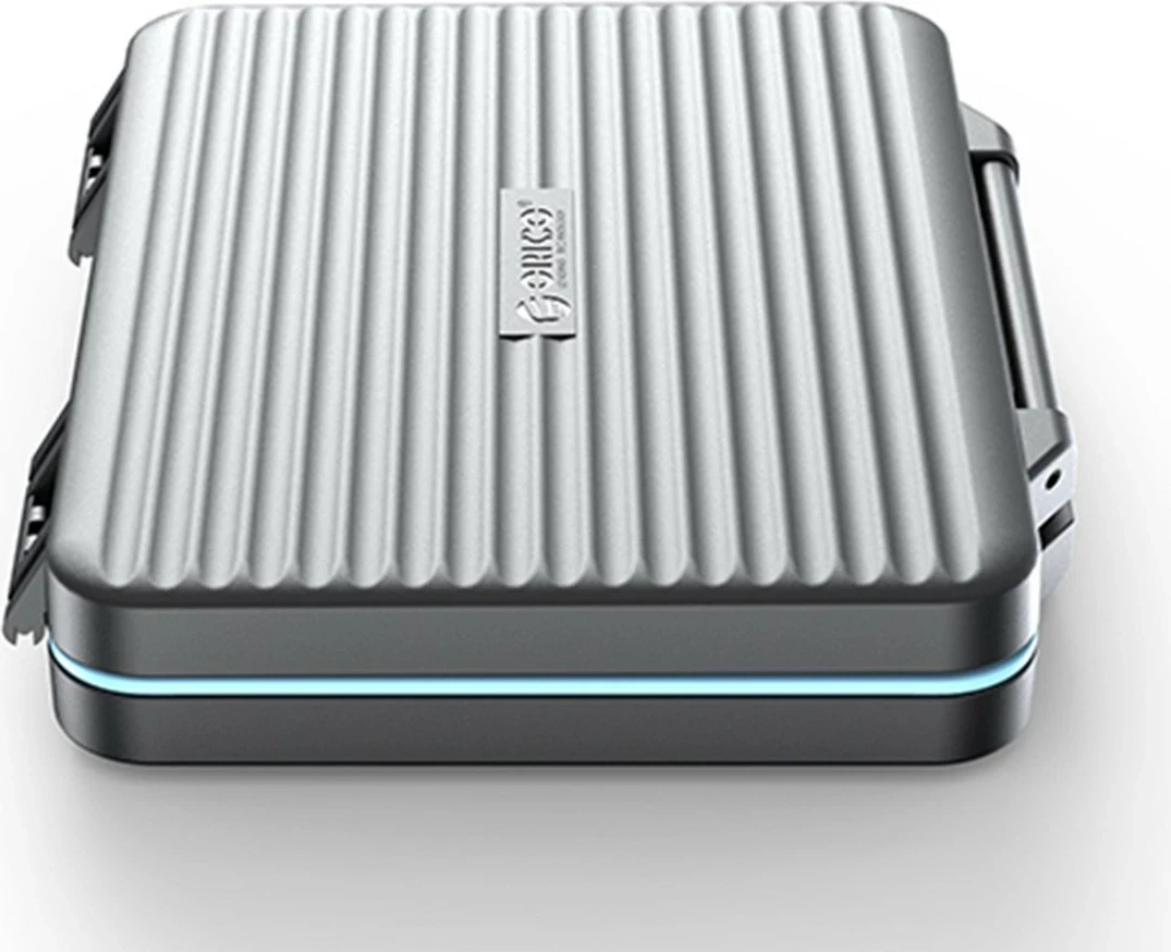 Ovitek za pomnilniške kartice Orico, 4×SD, 13×microSD, črno-modra