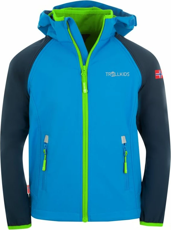 Športna softshell jakna za otroke Trollkids, modra